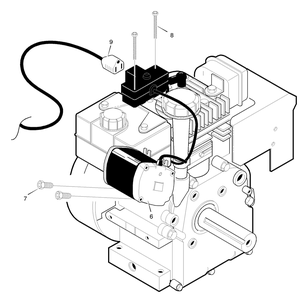 Part Location Diagram of 761290 Briggs and Stratton Electric Starter
